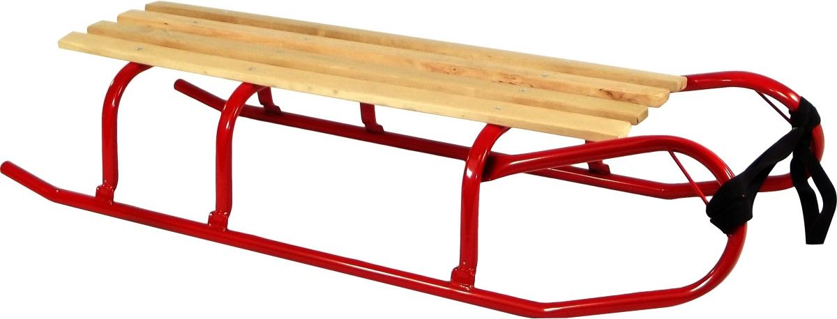 Victoria Sport Sanki metalowe czerwone (286783-uniw)
