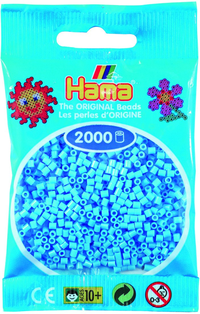 Hama mini beads 2000 pcs. pastel blue