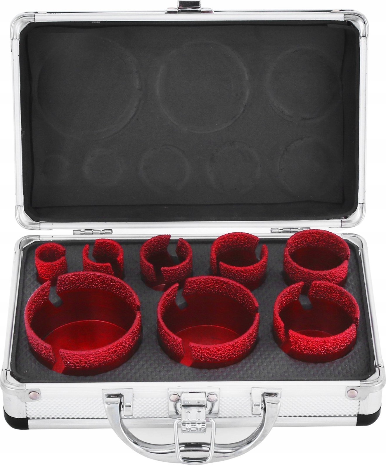 Zestaw Wierteł Diamentowych do Cięcia Płytek/Ceramiki/Marmuru/Porcelany 20-68 mm