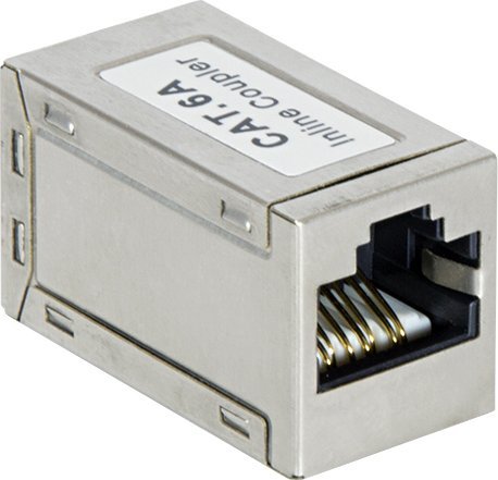 LogiLink Złącze patchcord 1:1 Cat.6A STP obudowa metalowa