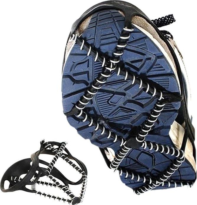 Aptel BQ41J 1 NAKŁADKI NA BUTY Z ŁAŃCUCHEM ANTYPOŚLIZGOWE PARA rozm 38-45 czarne