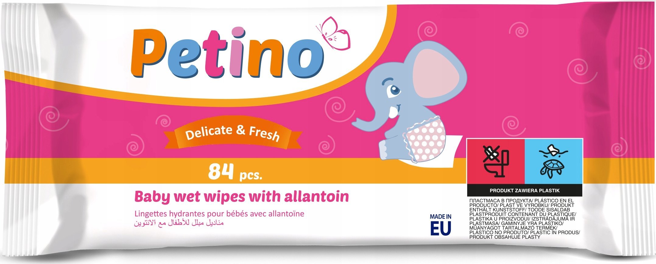 Osram Kindii Delicate&Fresh chusteczki nawilżane 84s