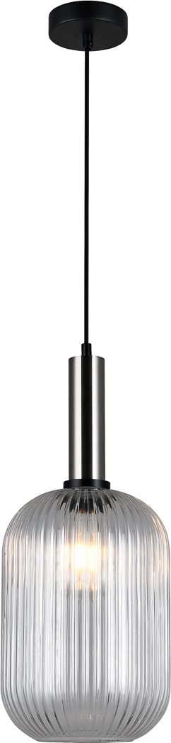 Lampa wisząca Italux Antiola nowoczesna czarny (PND-5588-1L-SC+CL)