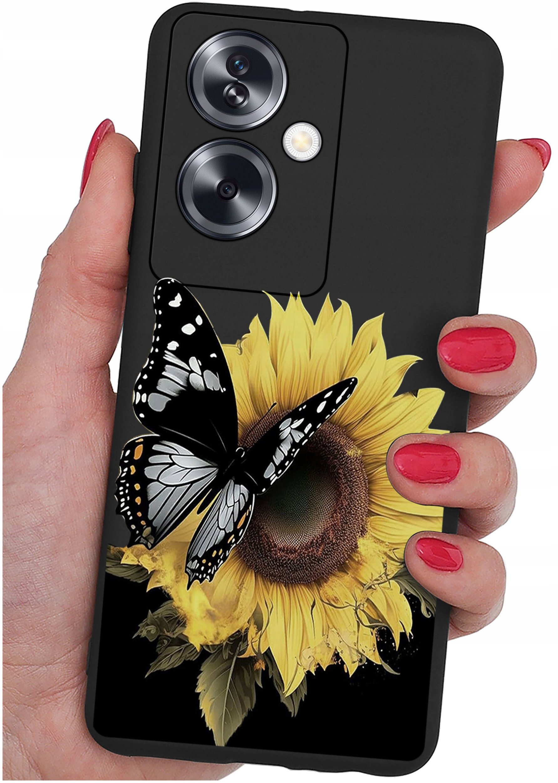 ETUI do Oppo A79 5G WZORY |SILIKONOWE MATT CASE + SZKŁO ochronne 9H