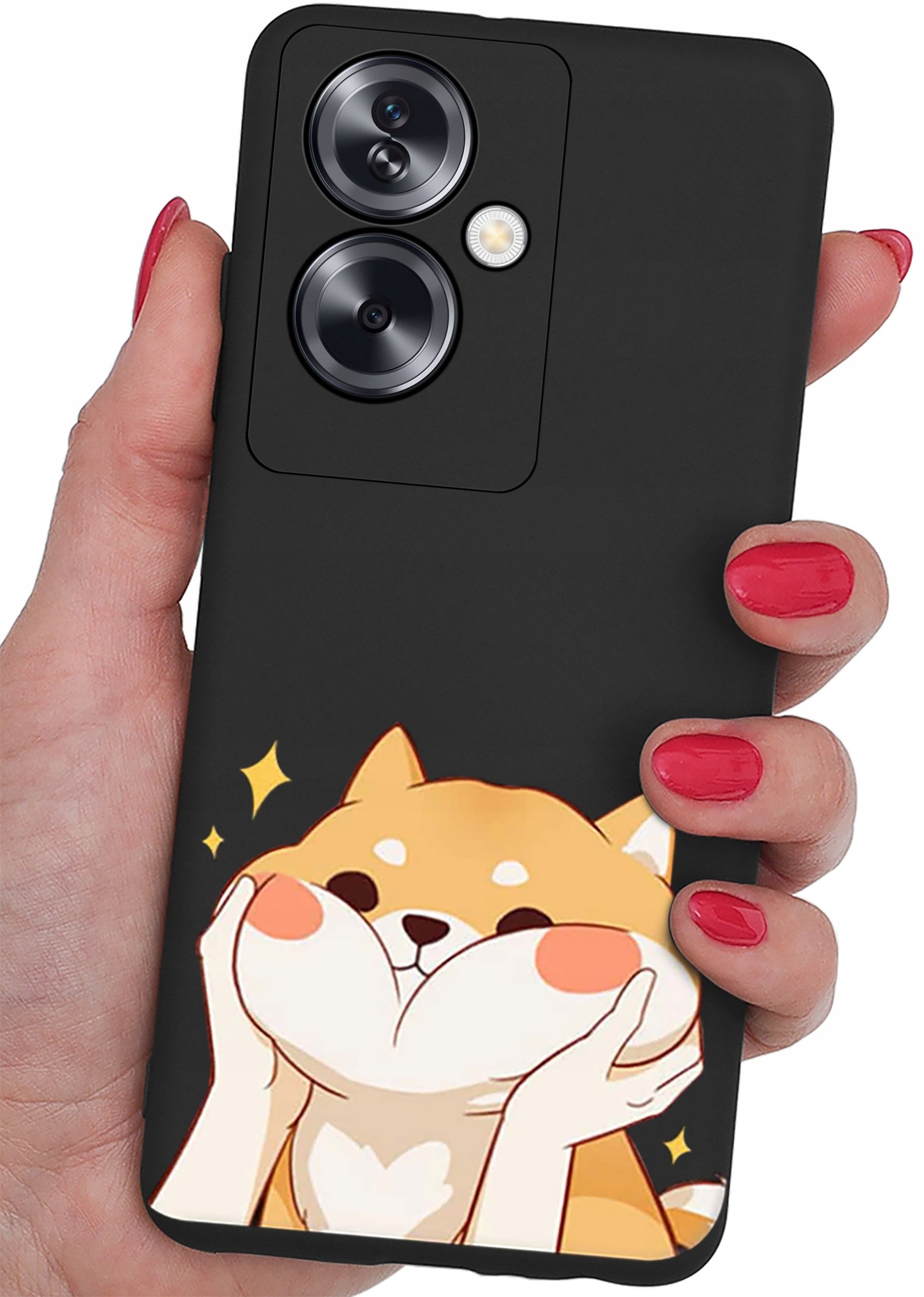 ETUI do Oppo A79 5G CASE WZORY SOFT MATT PLECKI + SZKŁO OCHRONNE 9H