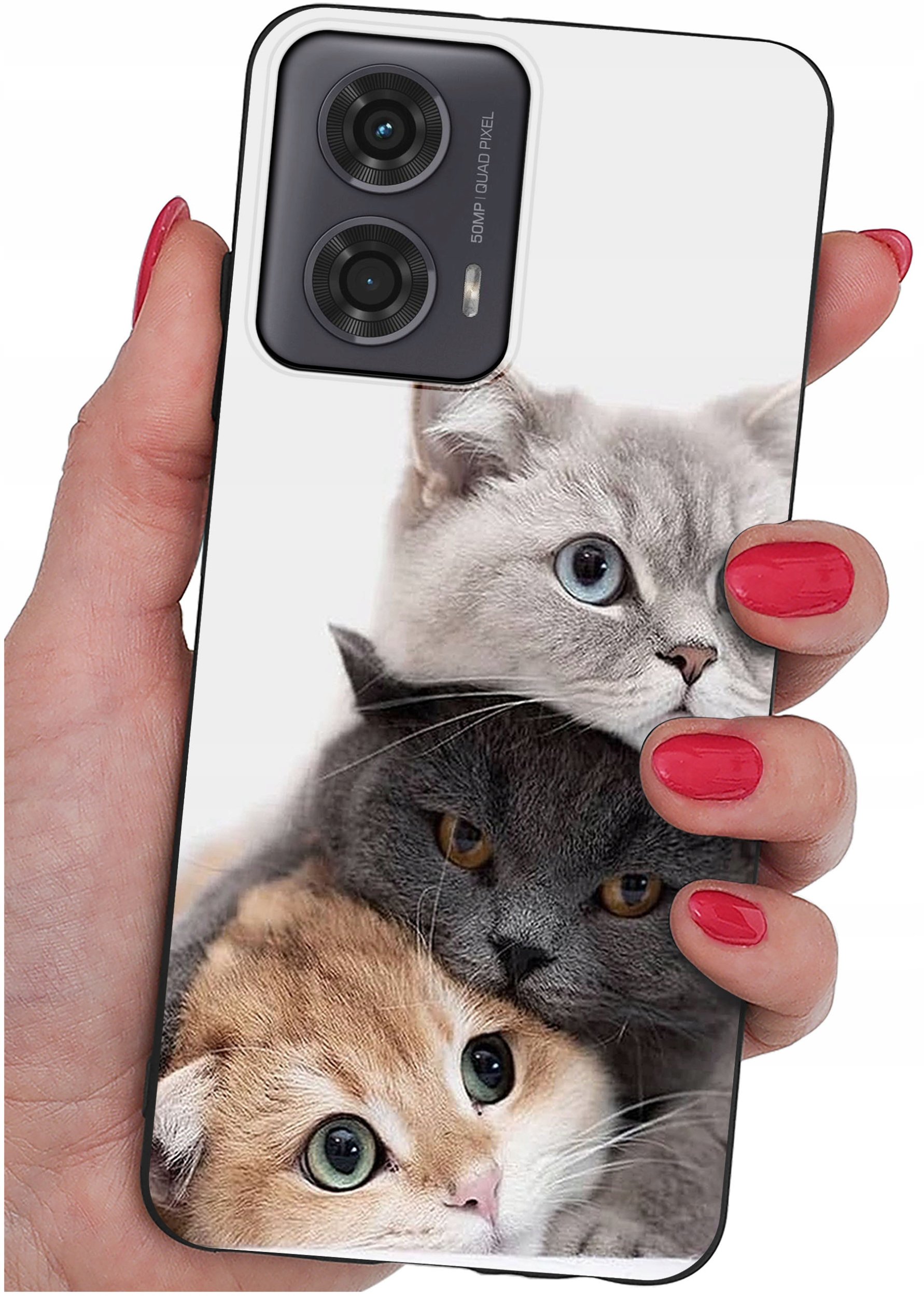 Etui do Motorola Moto G24 |G24 POWER |G04 |E14 WZORY |SILIKONOWE MATT SZKŁO