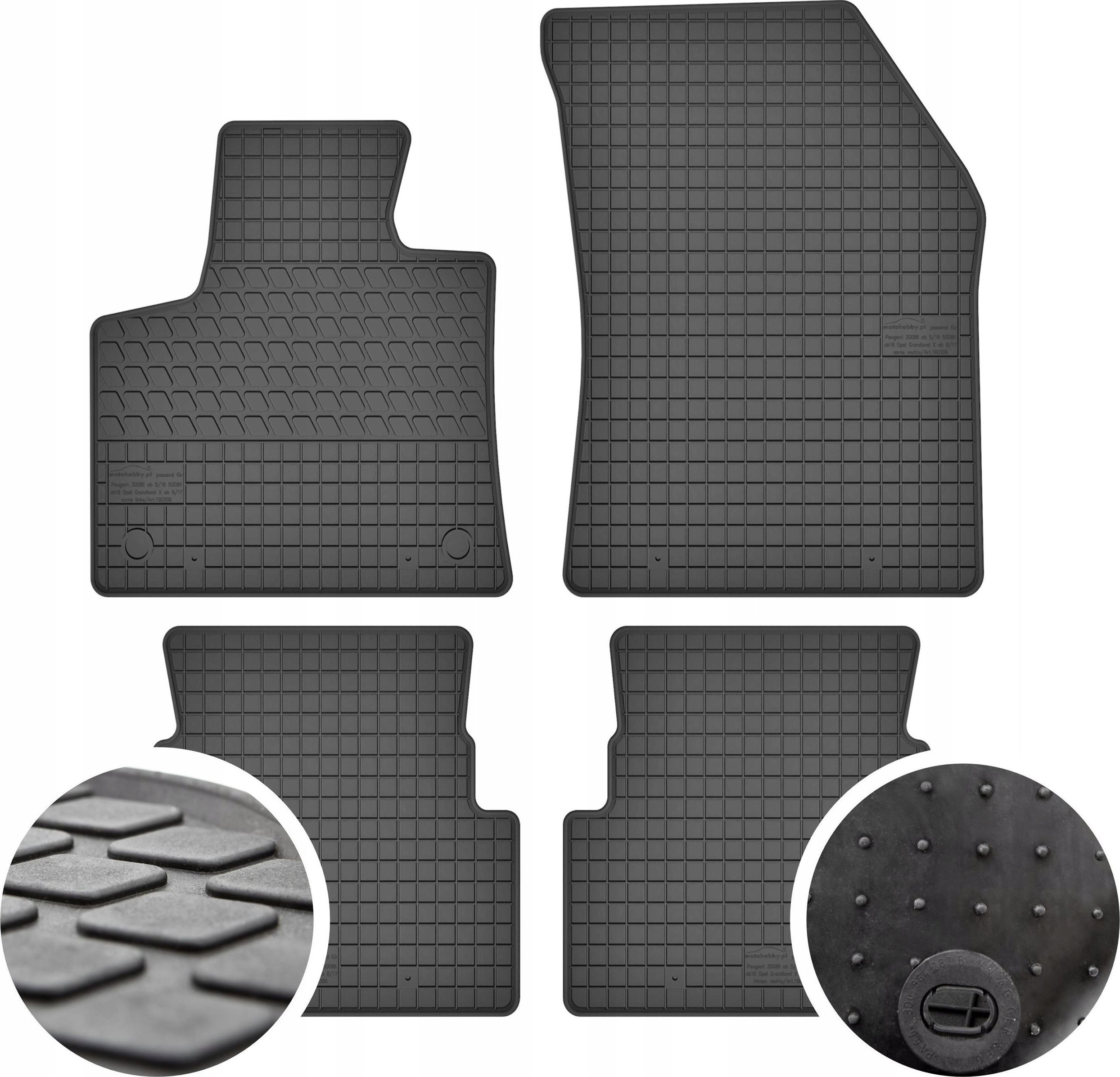 GeyerHosaja Dywaniki gumowe do Opel Grandland X