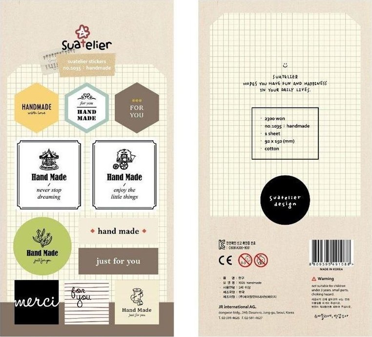 Naklejki ozdobne Hand Made