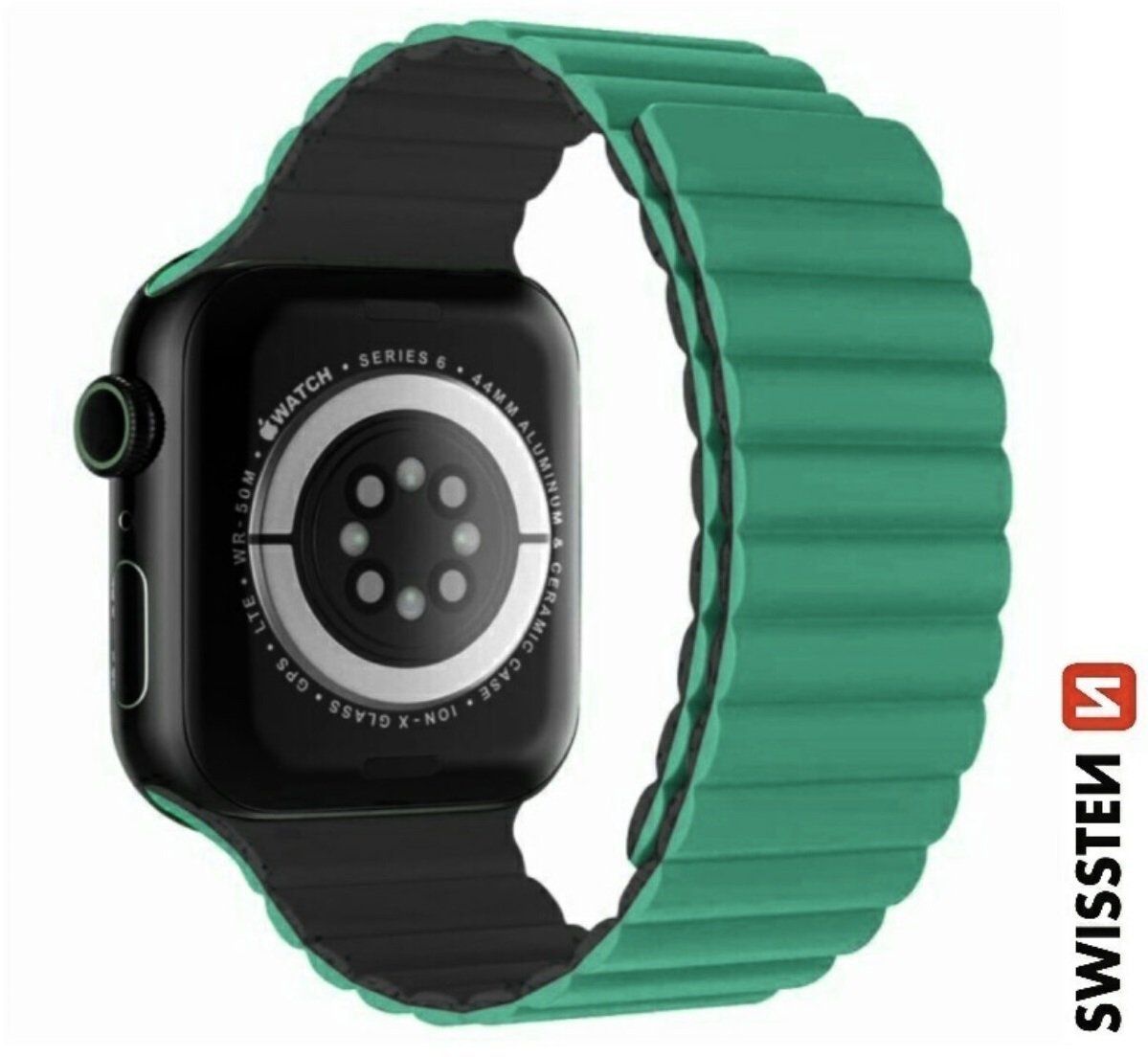 Swissten Silicone Magnetic Band for Apple Watch 42 / 44 / 45 / 49 mm