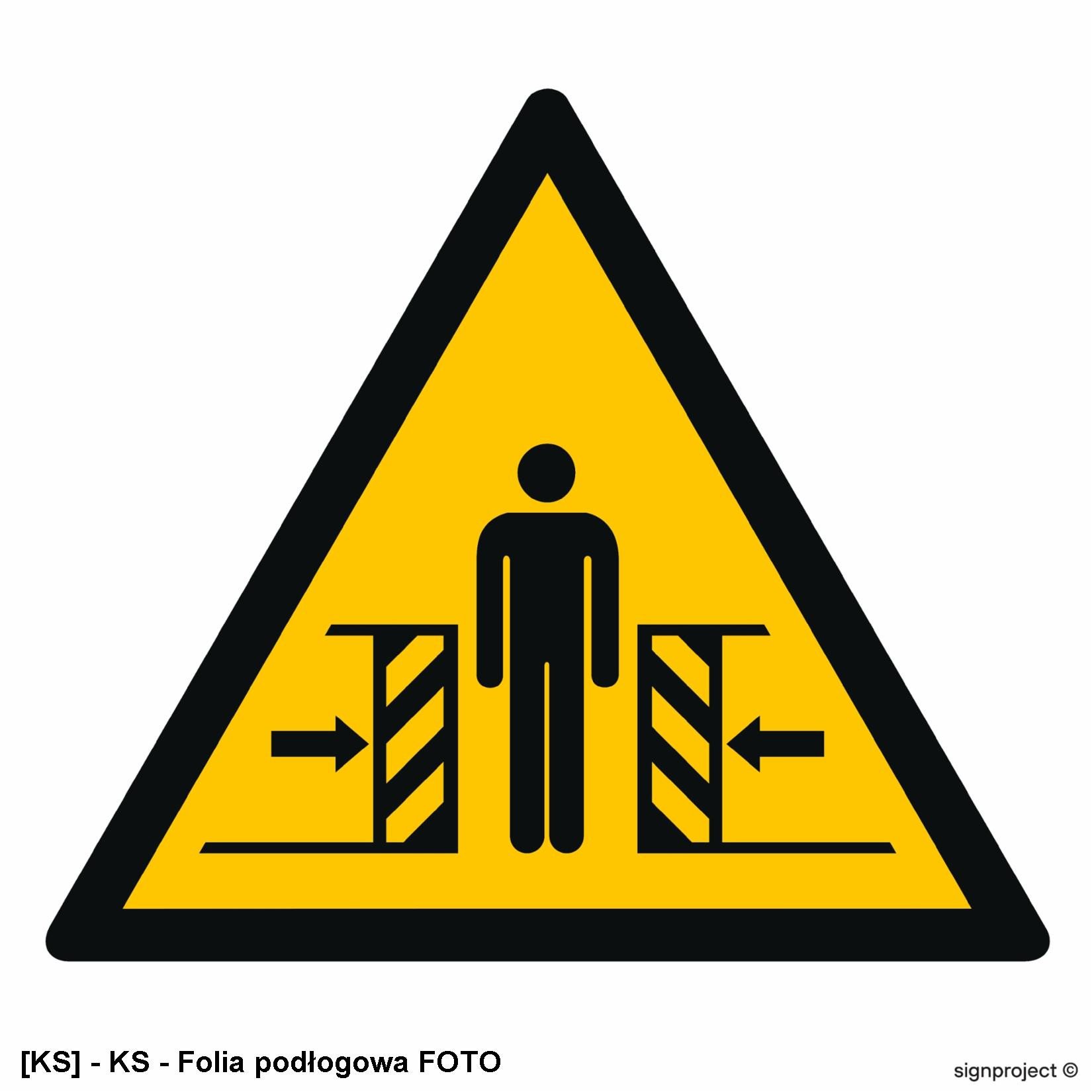 GD019 - Ostrzeżenie przed zgnieceniem bocznym 350x350