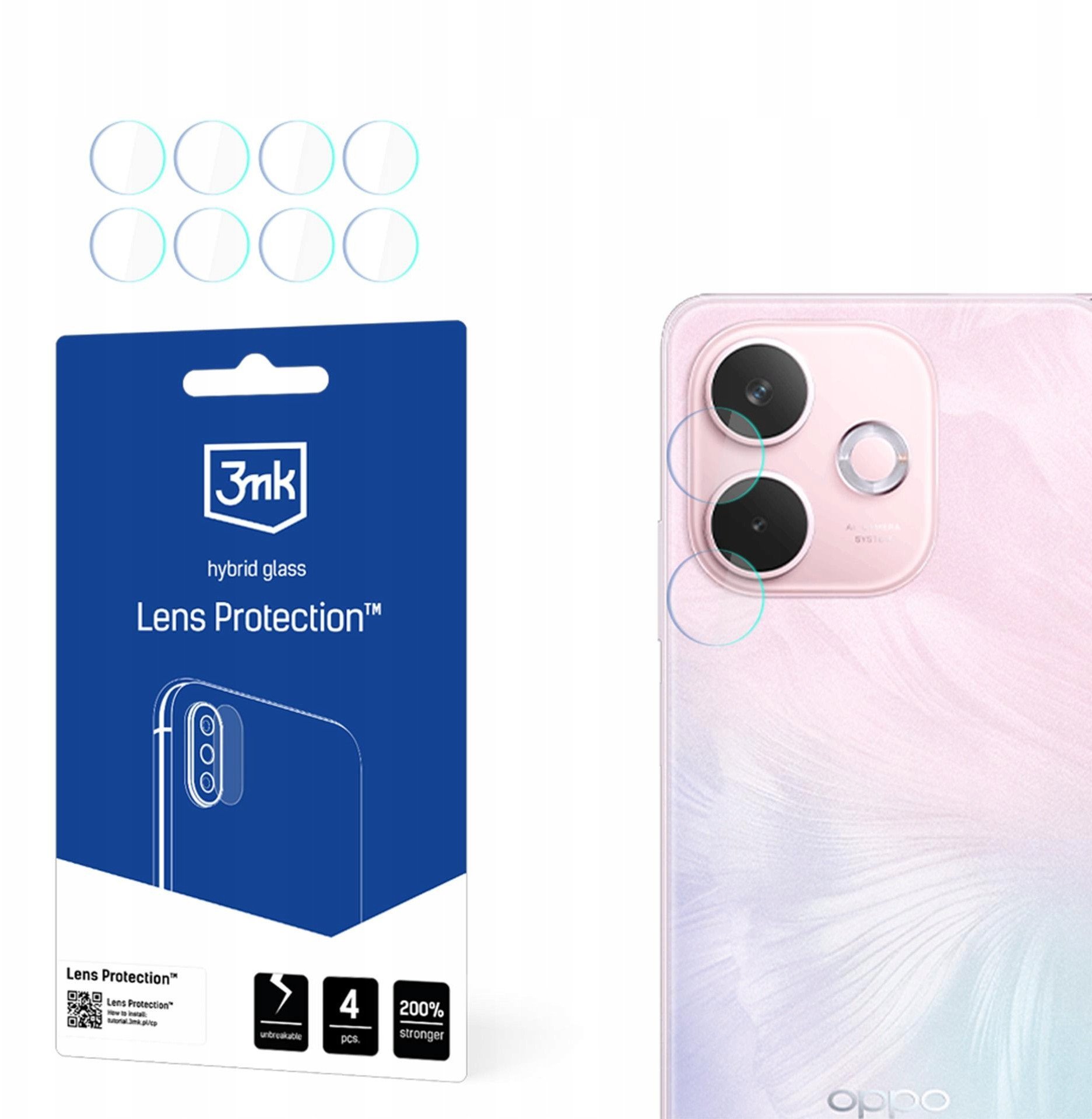 Oppo A5 Pro 5G - 3mk Lens Protection
