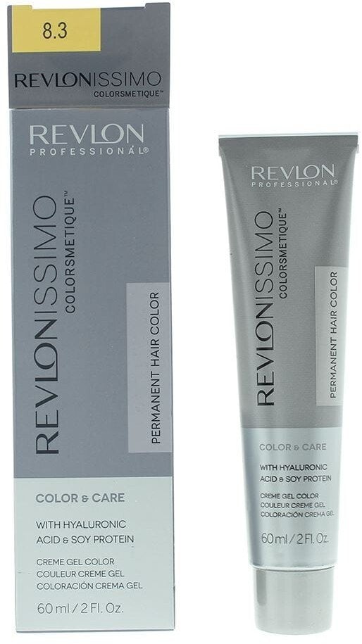 Revlon Colorsmetique KER-HA Complex Permanent Hair Dye 8.3 Light Golden Blonde 60 ml Unisex