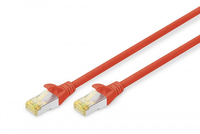 DIGITUS MICROCONNECT S/FTP CAT6A 0,5M RED LSZH (DK1644A005R) (DK1644A005R)