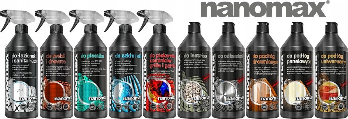 Nanomax NANOMAX SPRAY DO PIEKARNIKÓW KOMINKÓW GRILLA GARNKÓW 1000ml