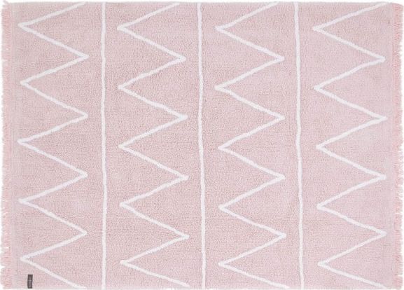 Lorena Canals Dywan dziecięcy HIPPY SOFT PINK 120x160 różowy bawełniany LORENA CANALS