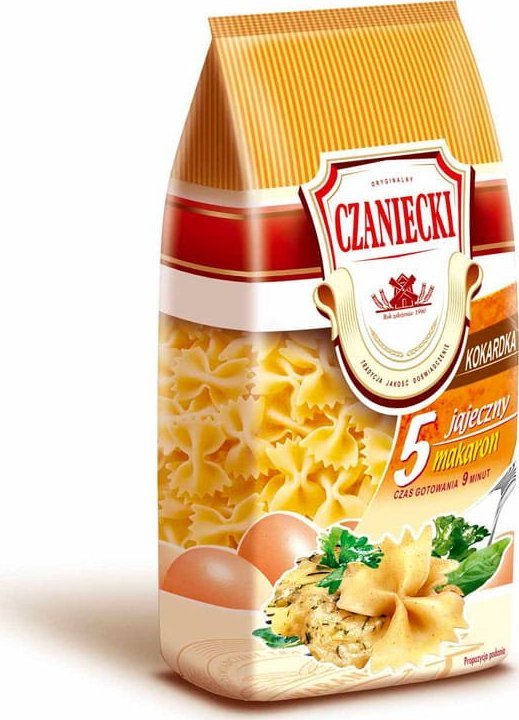 Czaniecki Makaron Czaniecki 5-jajeczny Kokardka 250g