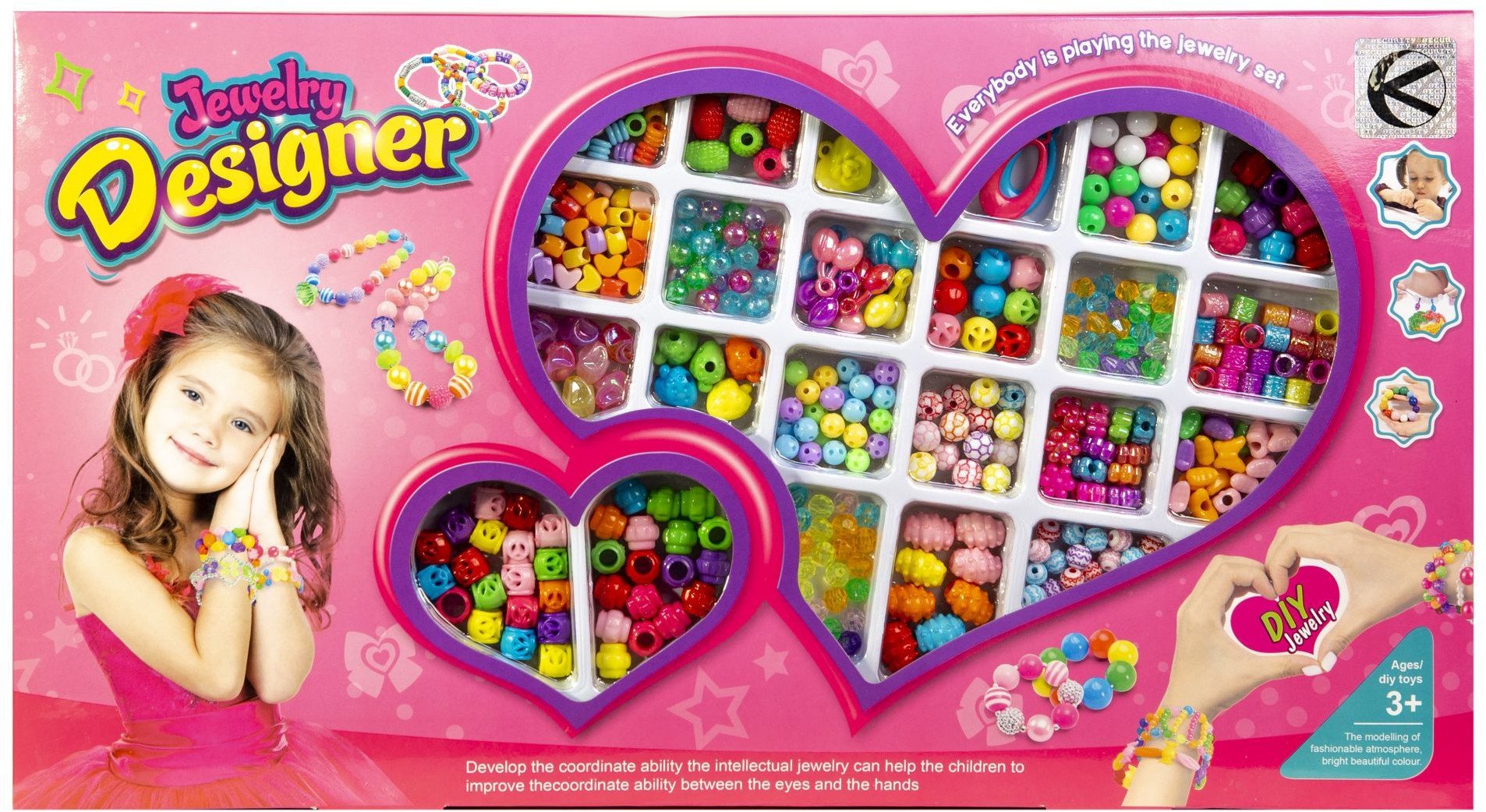 Zestaw koralików do tworzenia biżuterii