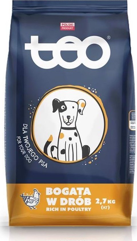 Teo Karma sucha dla psa TEO bogata w drób 2,7 kg