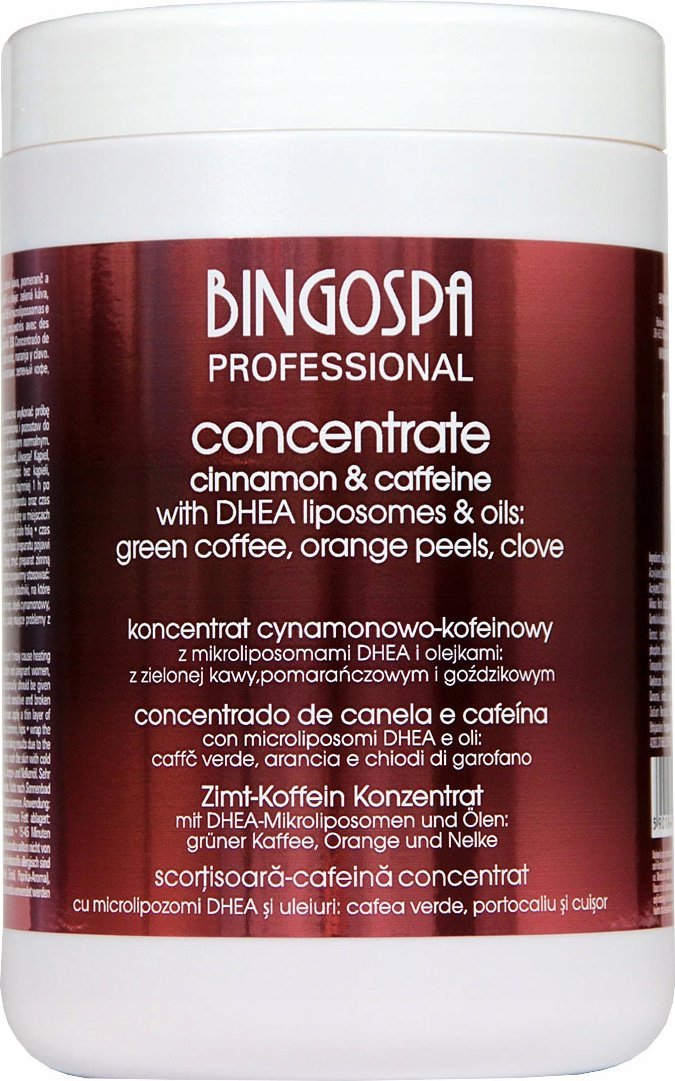 BingoSpa Professional Koncentrat cynamonowo - kofeinowy z mikroliposomami DHEA i olejkami: 1000ml