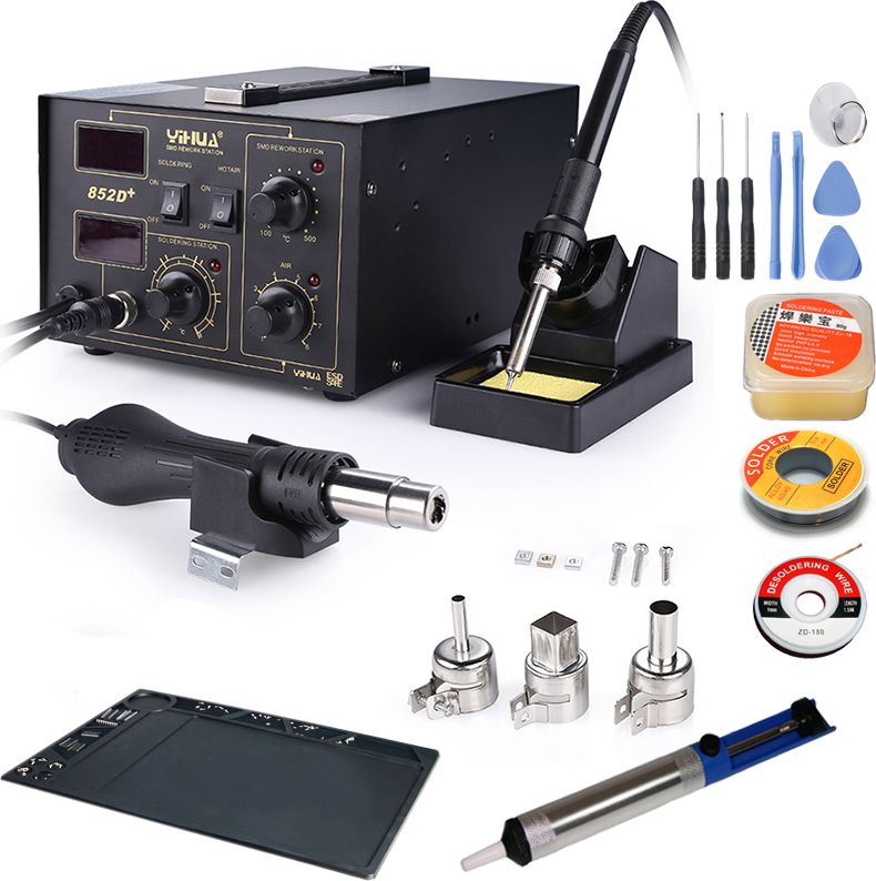 Techrebal Stacja lutownicza Yihua 852D+ Mata KT4