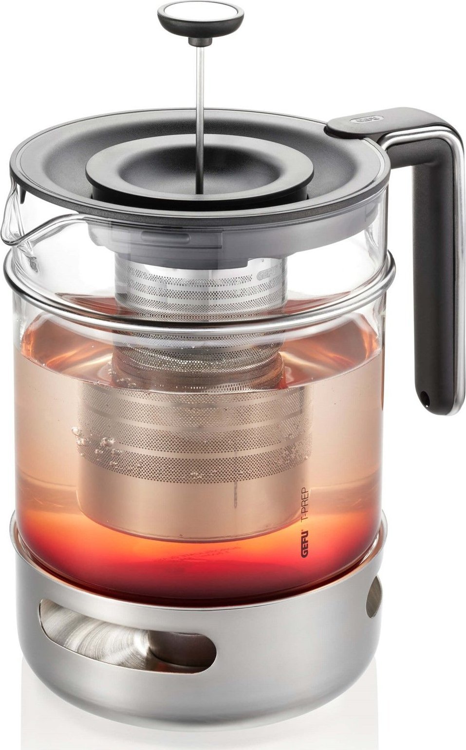 Gefu T-PREP Czajnik do herbaty z podgrzewaczem 1.5l