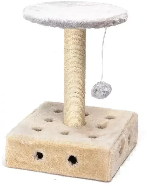 Drapak dla kota drzewko 28x28x40cm z piłeczką do zabawy i podestem