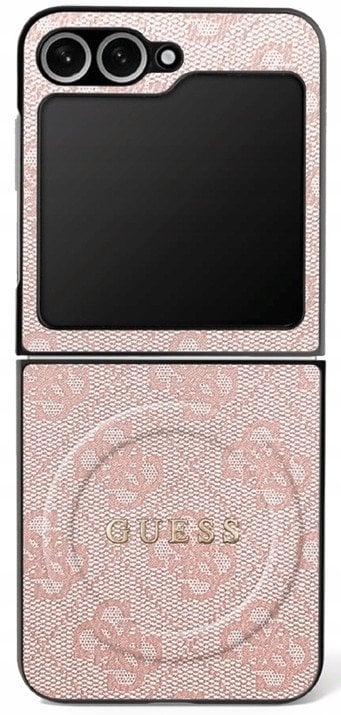 Guess Etui 4G Classic MagSafe do Samsung Galaxy Z Flip7 różowy