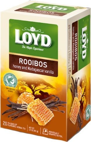 Loyd Herbata Rooibos miód i wanilia 20tb