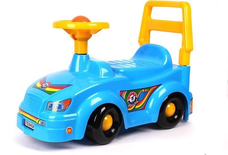 Technok Samochód Jeździk 2483 Niebieski Dźwięk Klaksonu