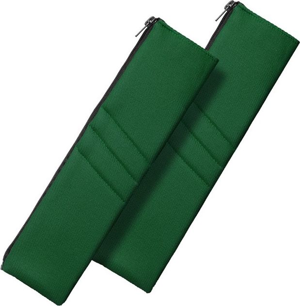 Labo Bawełniane nakładki na pasy bezpieczeństwa 2 szt. (ciemno zielone)