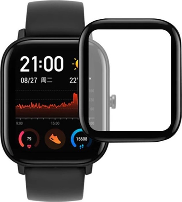 Best Accessories Folia do zegarka Amazfit BIP S z ramką