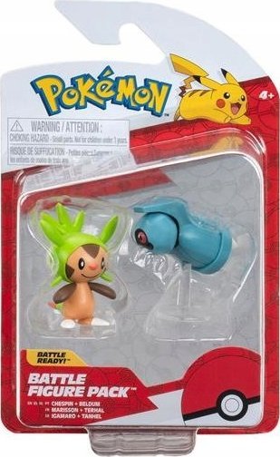 Figurka Pokemon Pokémon - Battle Figure - Chespin and Beldum (PKW3014) /Figures /Multi