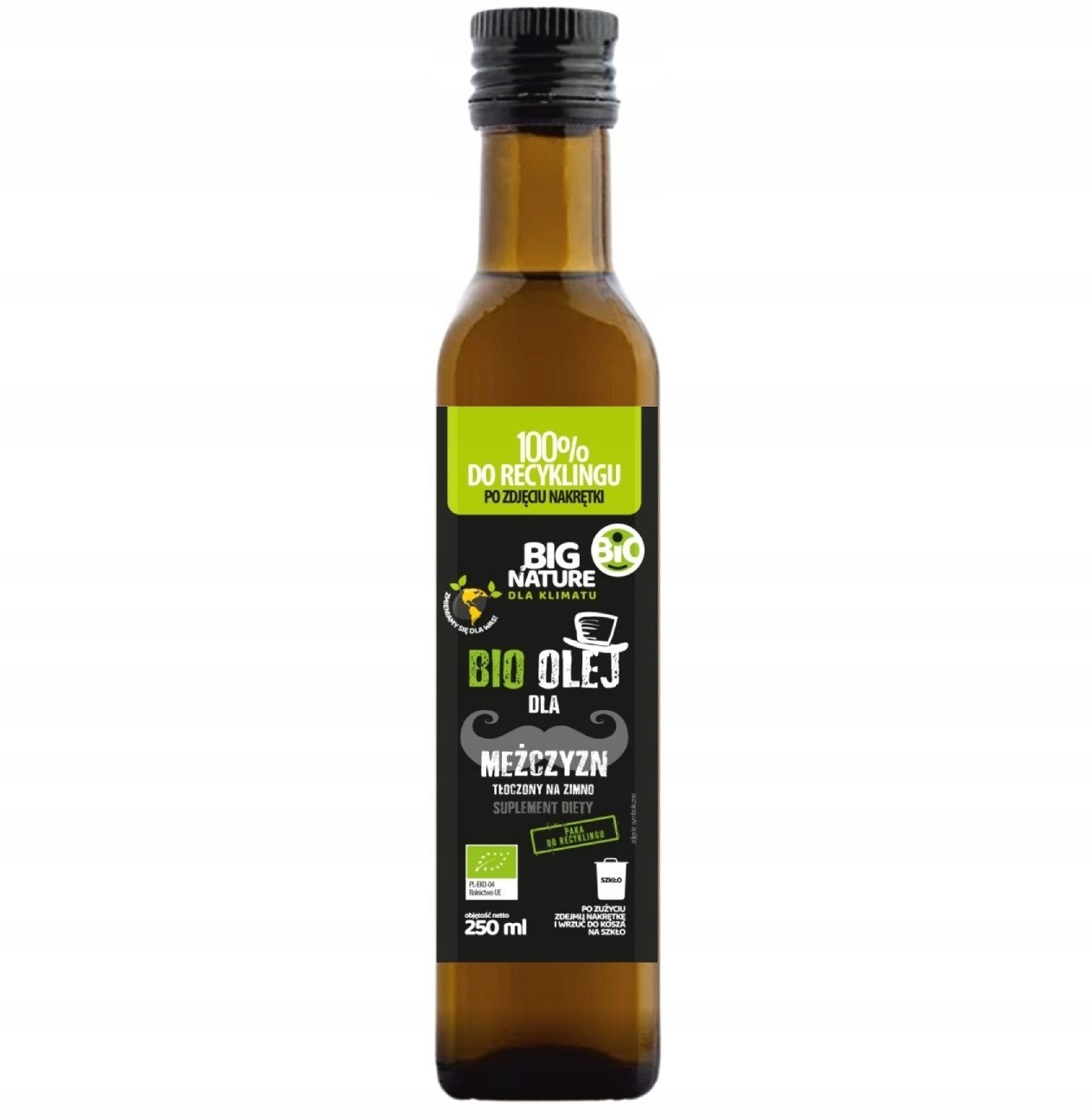 Big Nature Olej dla meżczyzn tłoczony na zimno 250ml