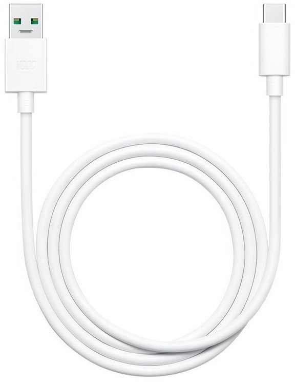 Kabel USB Realme USB-A - USB-C 1 m Biały