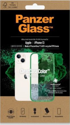 PanzerGlass ClearCase - etui ochronne do iPhone 13 Lime