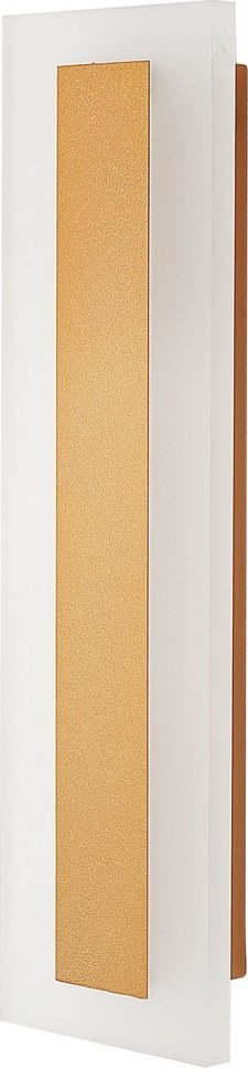 Kinkiet Beliani Lampa ścienna zewnętrzna LED 30 cm złota ROSALIE