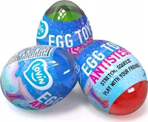 Maksik Masa plastyczna Slime Glutek Egg Toys TM Lovin Crystal 80132 mix cena za 1 szt