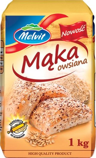 Melvit Mąka Owsiana Melvit Thermomix 1kg