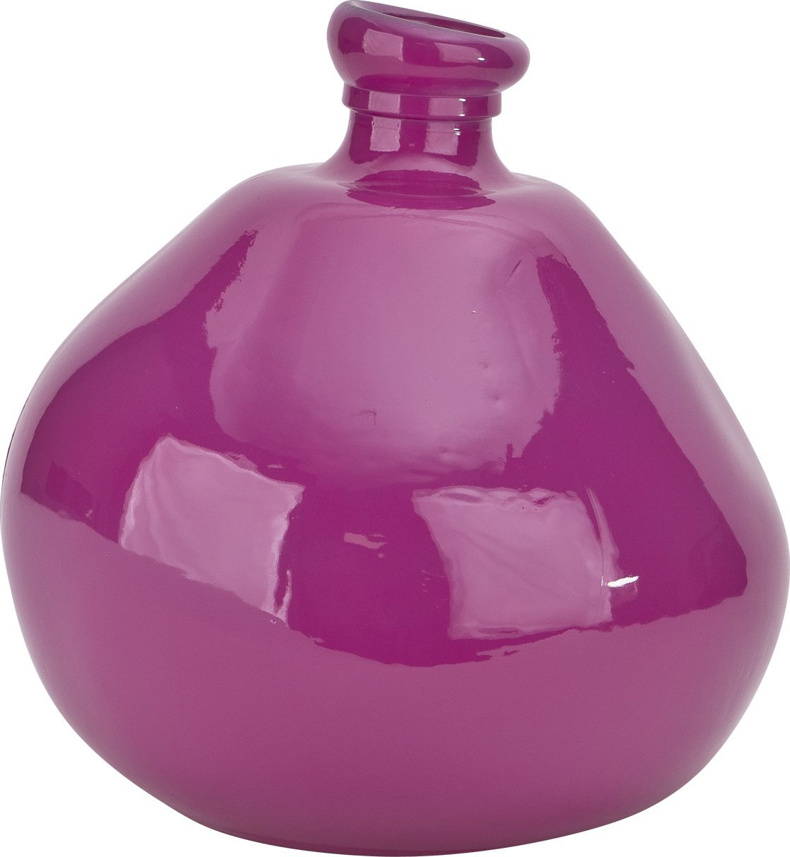 San Miguel Wazon szklany 32 cm różowy San Miguel recykling