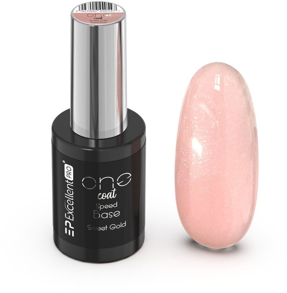 Excellent PRO One Coat Speed Base kryjąca baza hybrydowa Sweet Gold 11g