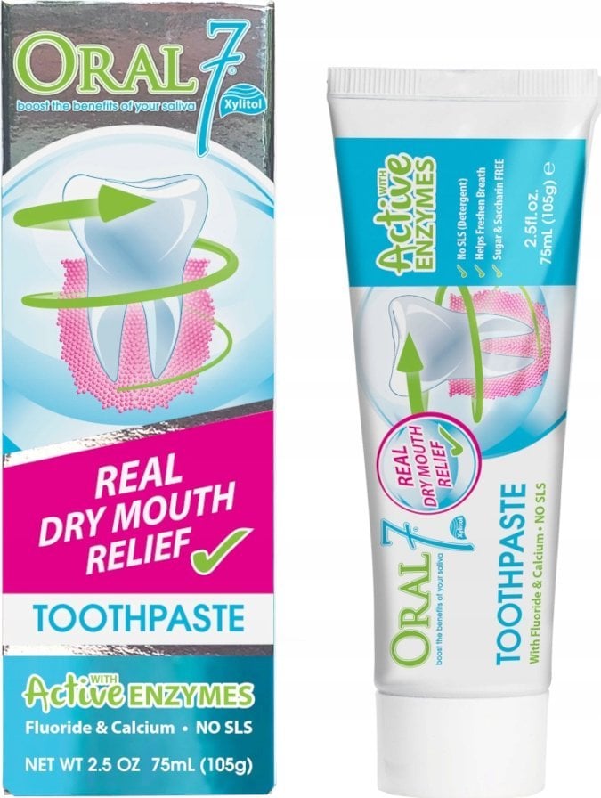 Oral7 ORAL7 PASTA MOISTURISING 75ml