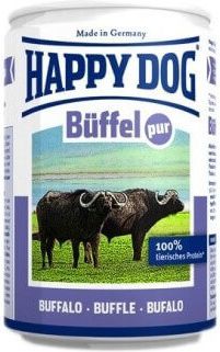 Happy Dog PUSZKA dla psa - BAWÓŁ (Buffel Pur) 800g