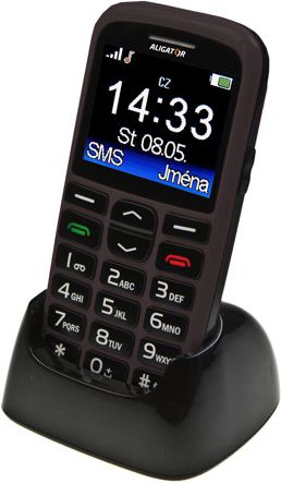 Telefon komórkowy Aligator Czarny