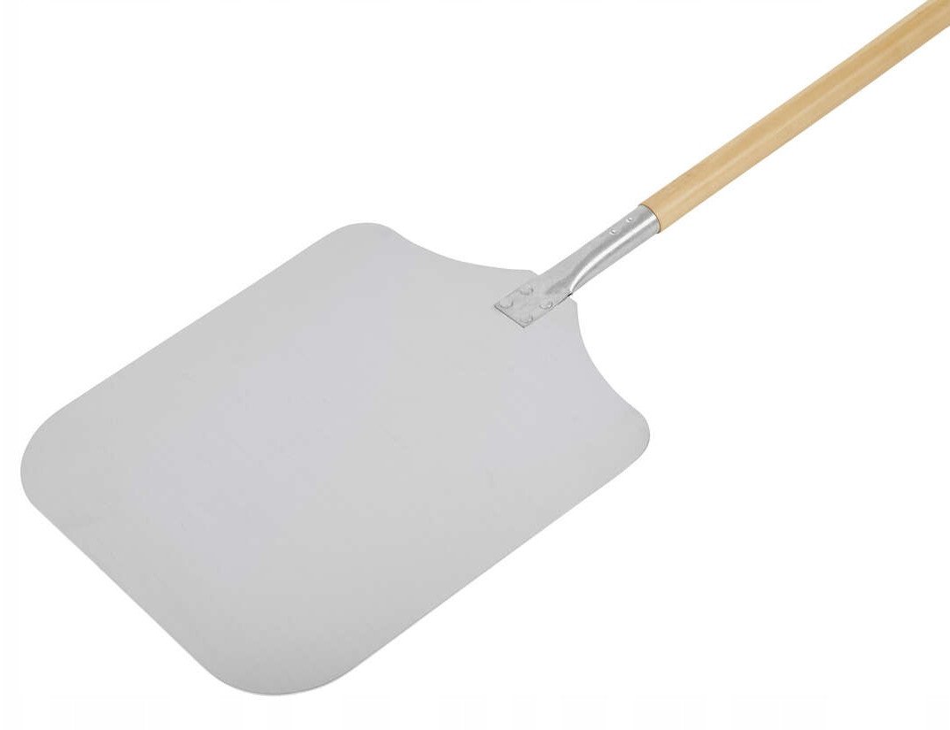 Łopata do pizzy z drewnianym uchwytem, kwadratowa, 355x405x960 mm | TECHNICA, Pizza Line