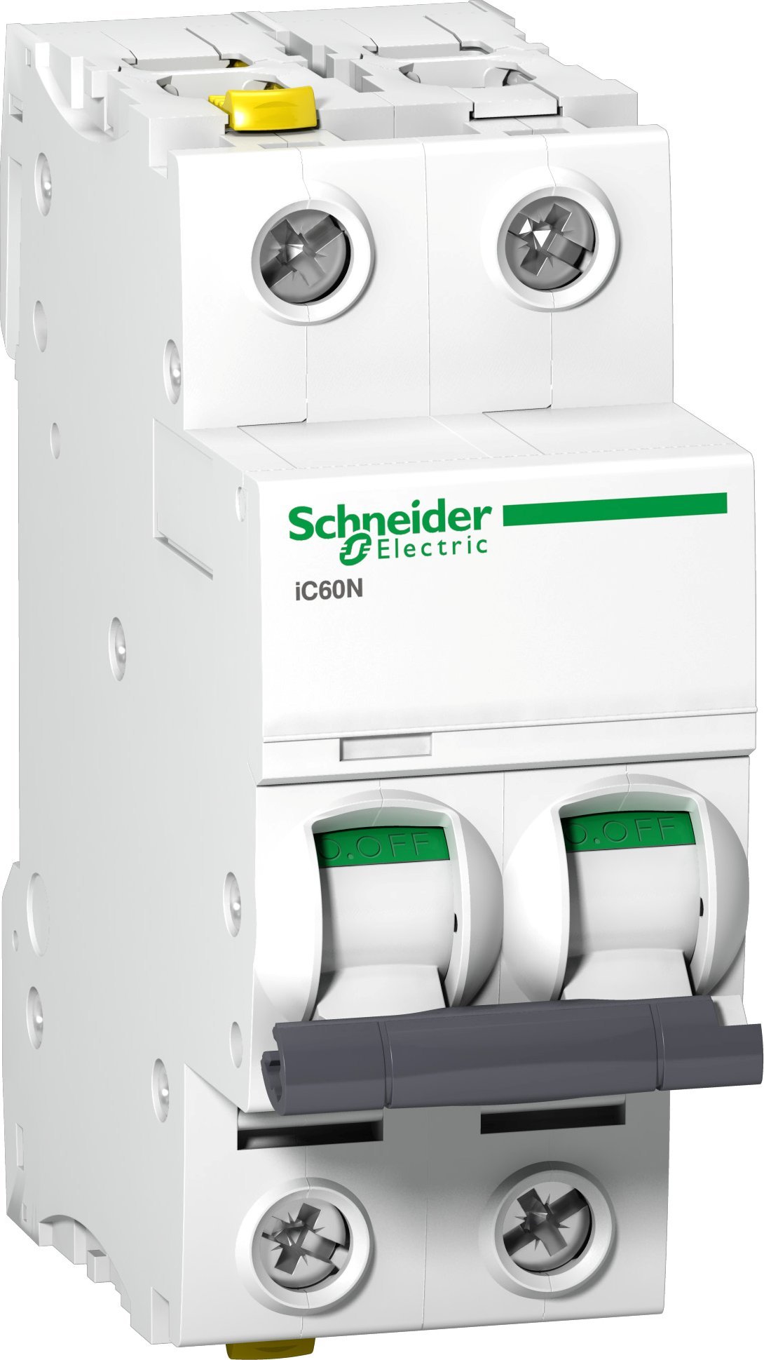 Schneider Electric Wyłącznik nadprądowy 2P D 25A 6kA AC iC60N-D25-2 A9F05225
