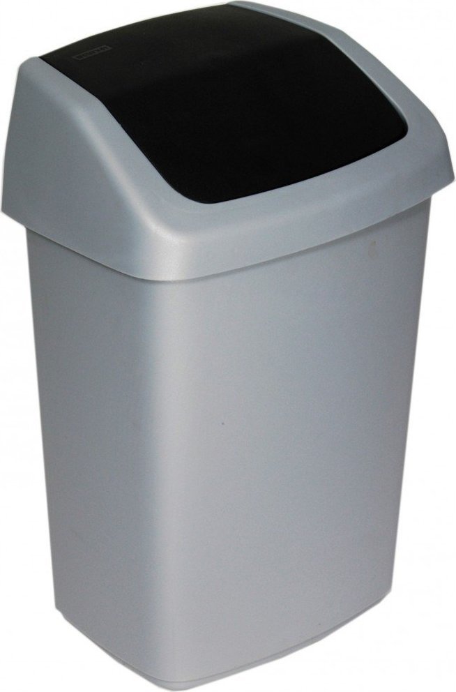 Kosz na śmieci Kadax uchylny szary