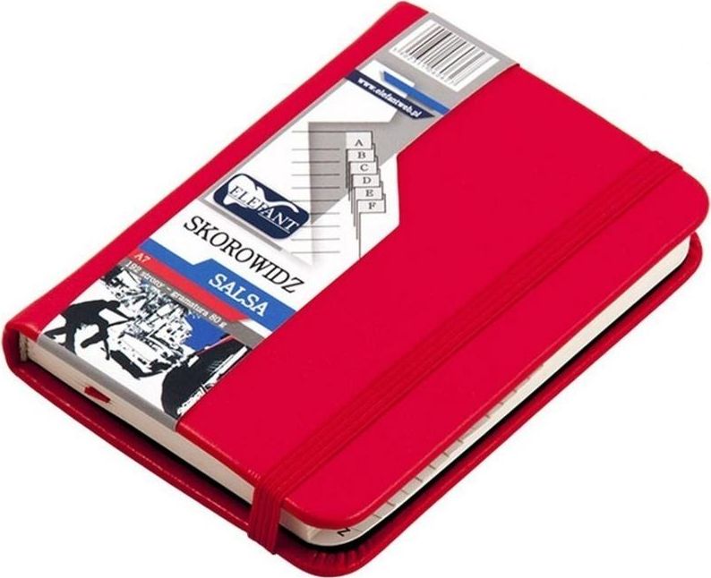 Elefant Skorowidz A7/96 Salsa czerwony ELEFANT
