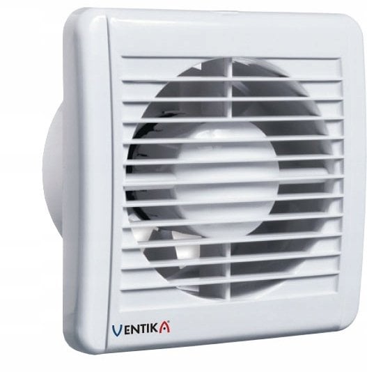 Ventika Wentylator osiowy fi 100 230V 5,5W 84m3/h 25dB łożyska kulkowe z wyłącznikiem czasowym biały SOLID SILENT D100SRWC