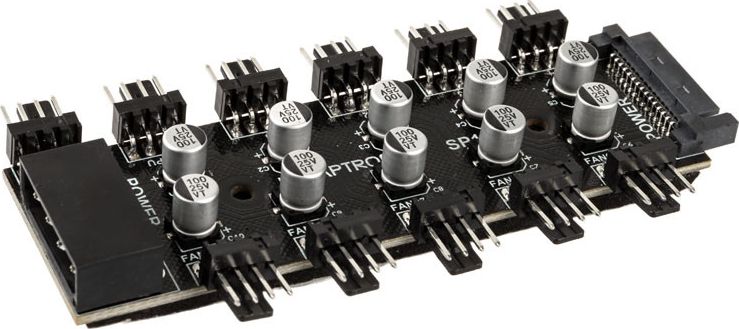 Lamptron Sterownik wentylatorów 10x 4-pin PWM (LAMP-SP105)