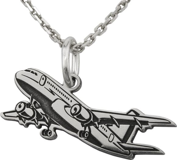 WĘC - Twój Jubiler Wisiorek srebrny Samolot- 1